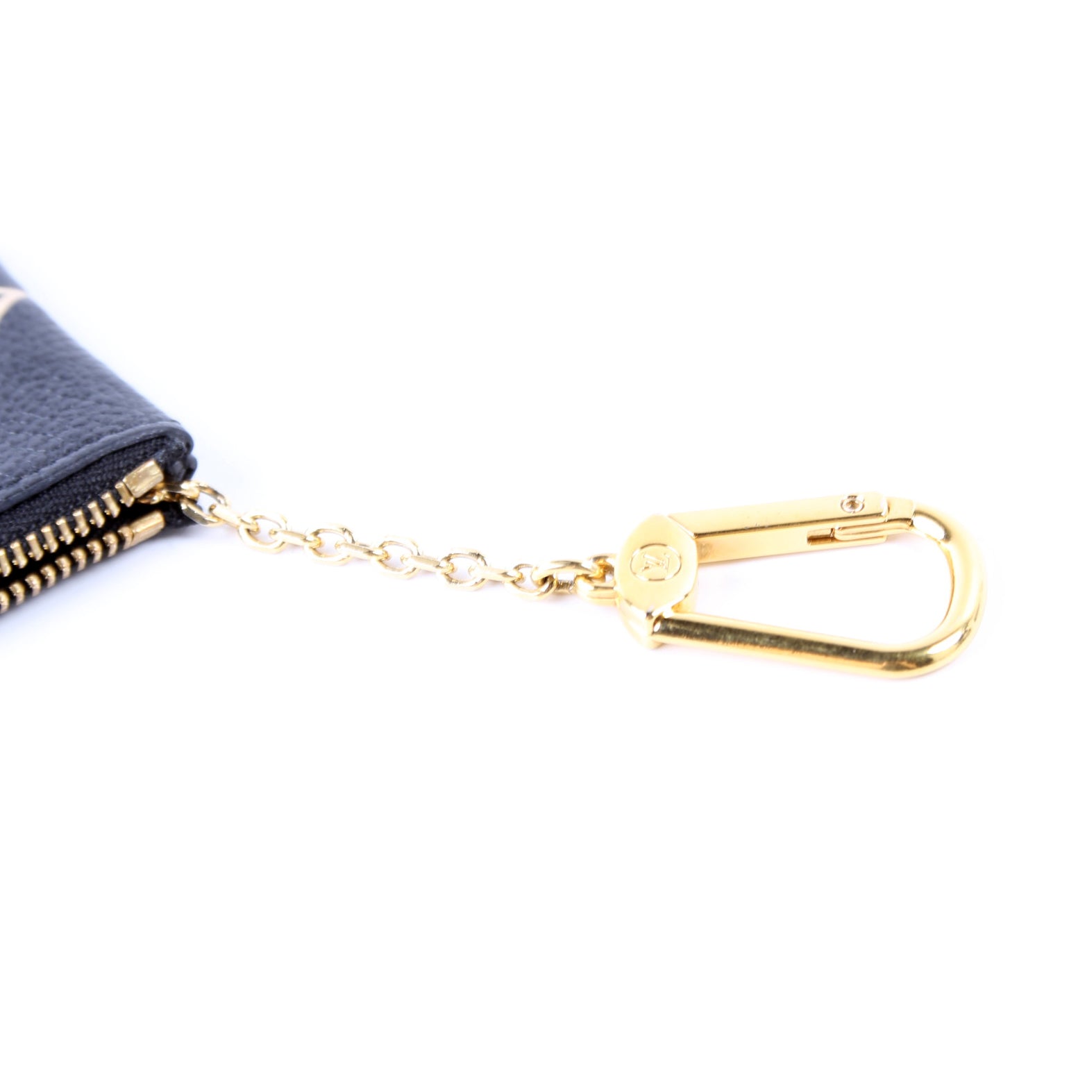 Pochette Cles NM Bicolor Empreinte Black/Cream