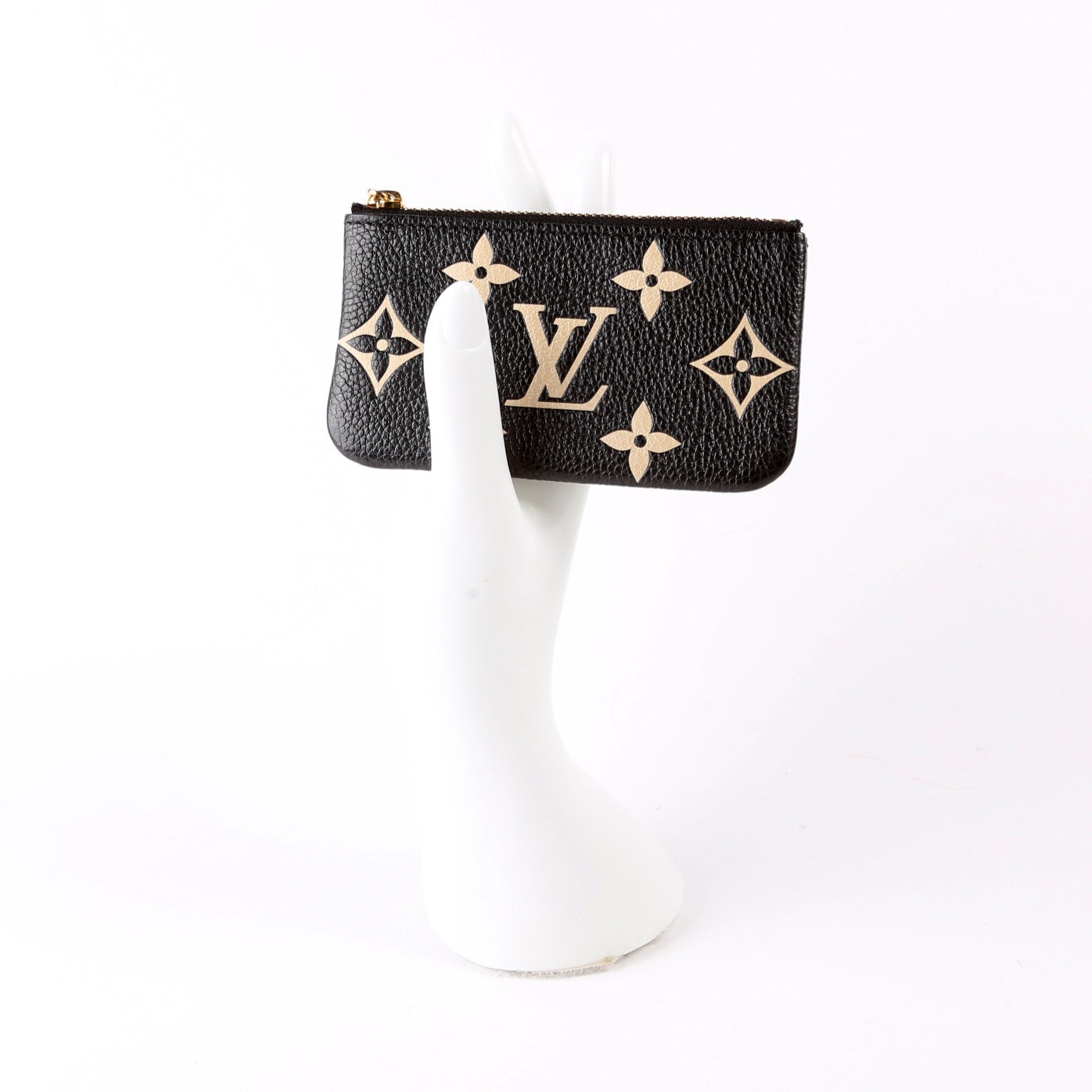 Pochette Cles NM Bicolor Empreinte Black/Cream