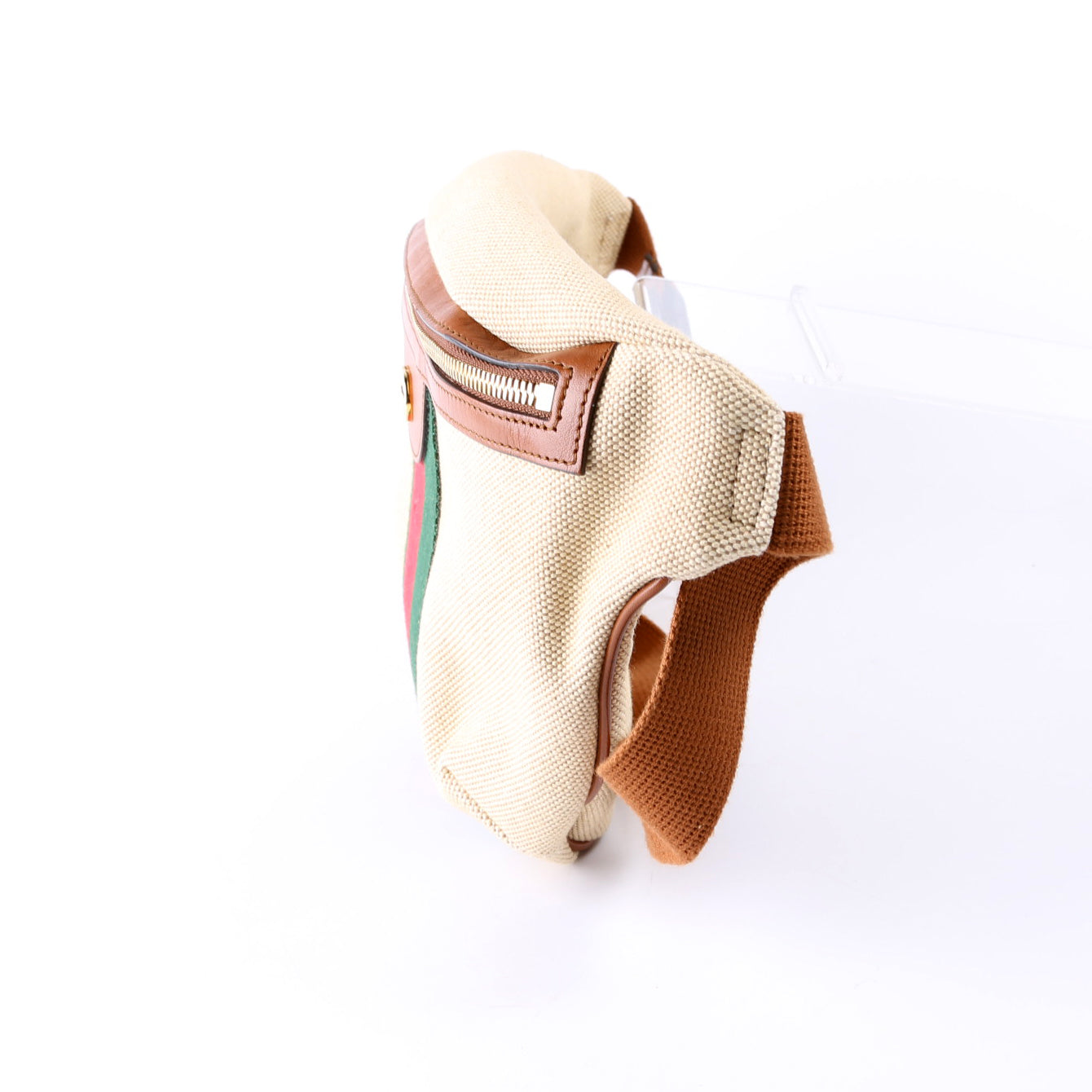575082 Vintage Canvas Web Belt Bag