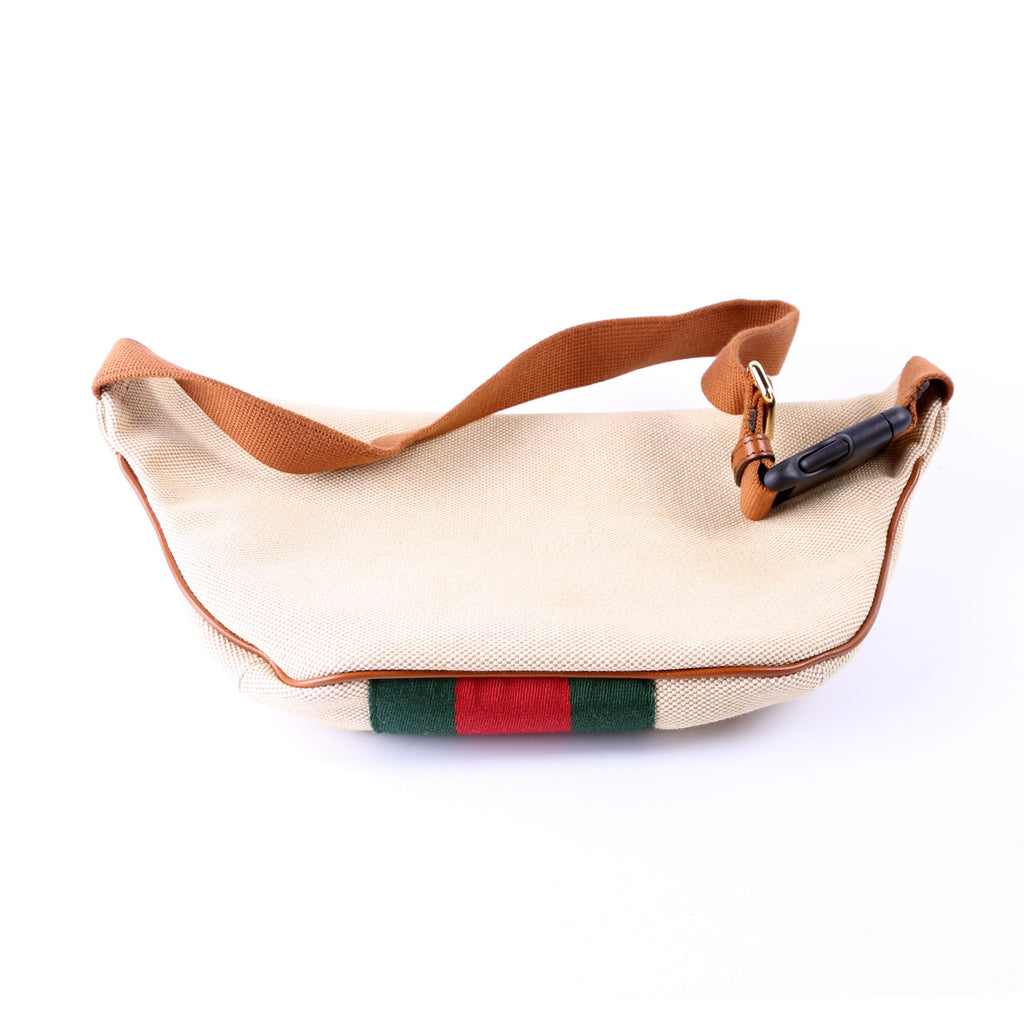 575082 Vintage Canvas Web Belt Bag