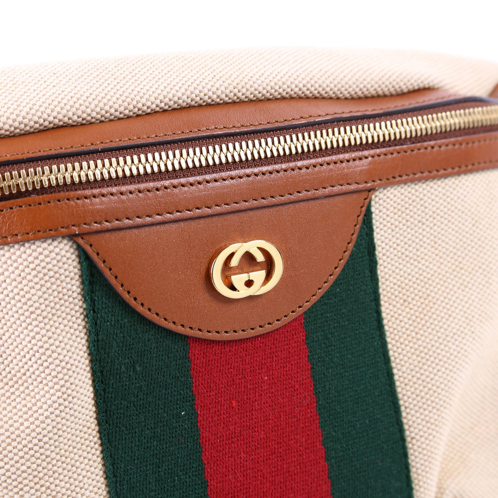 575082 Vintage Canvas Web Belt Bag