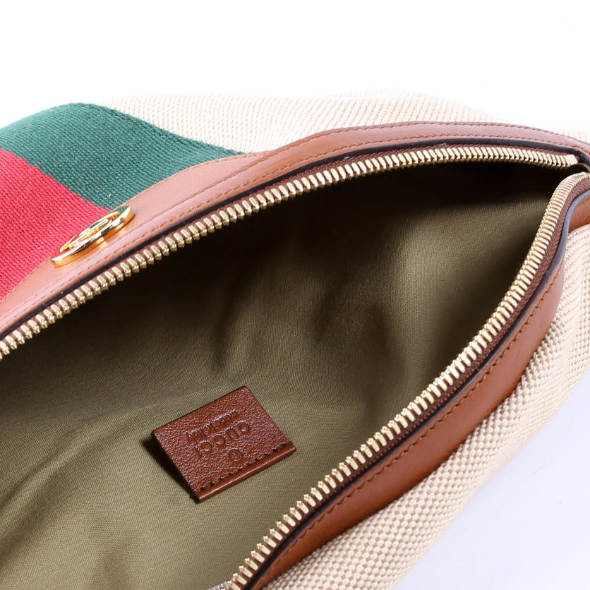575082 Vintage Canvas Web Belt Bag