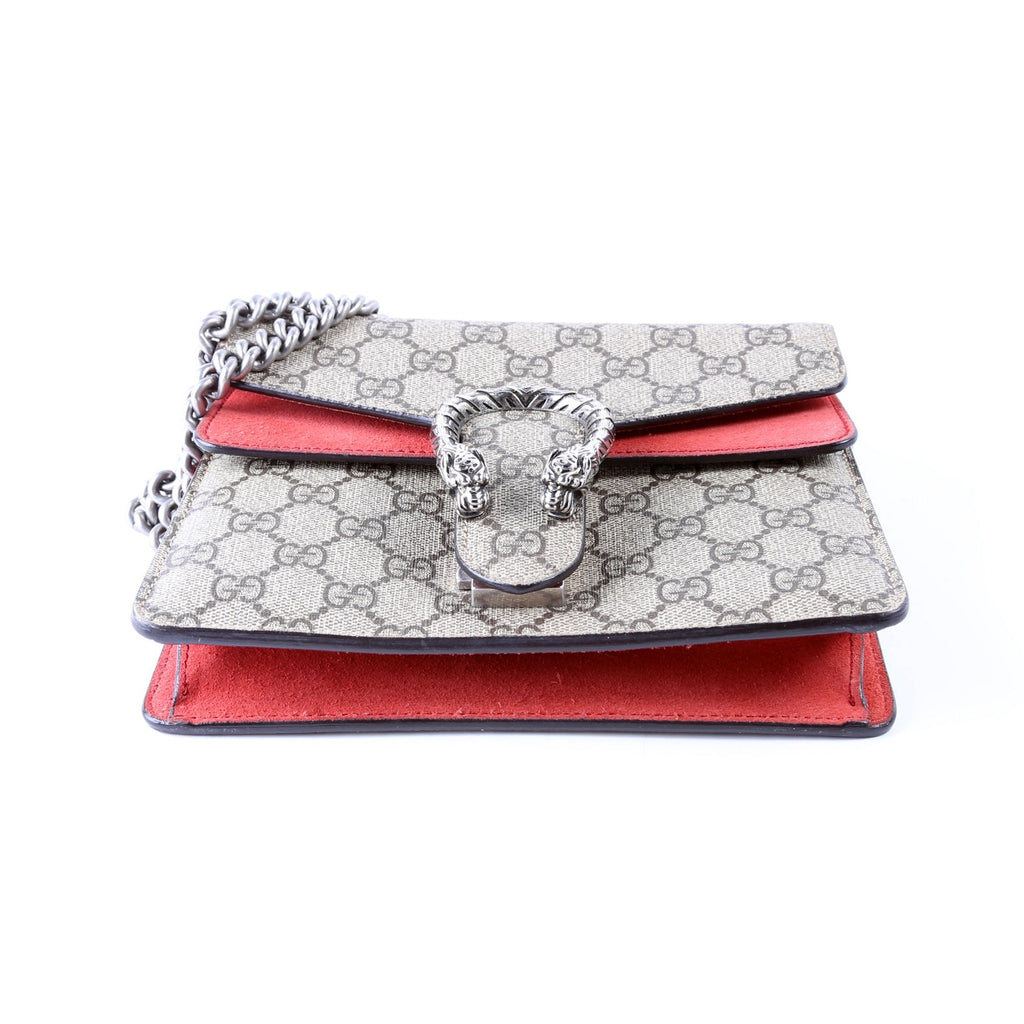 421970 Dionysus GG Shoulder Mini Red