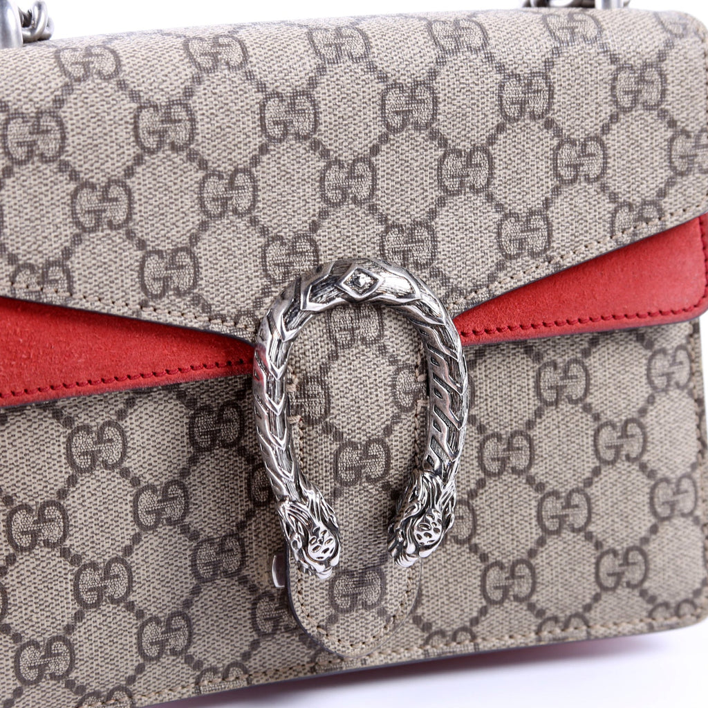 421970 Dionysus GG Shoulder Mini Red