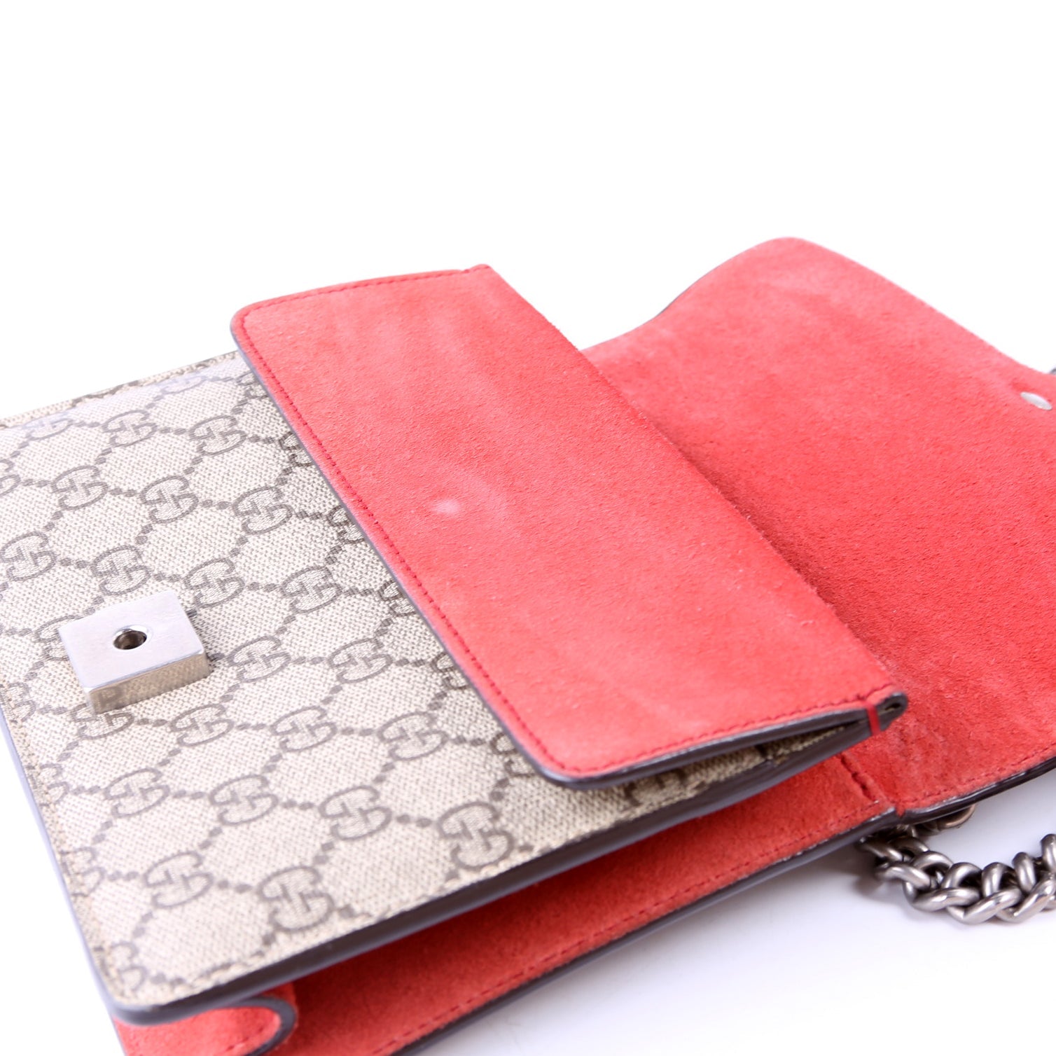 421970 Dionysus GG Shoulder Mini Red