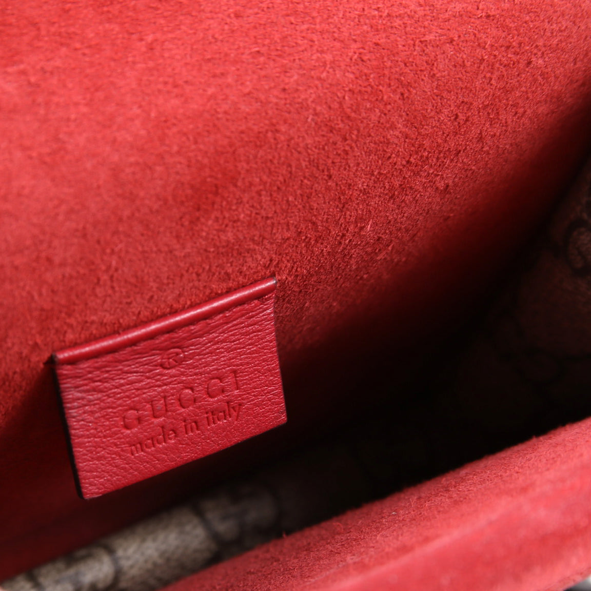 421970 Dionysus GG Shoulder Mini Red