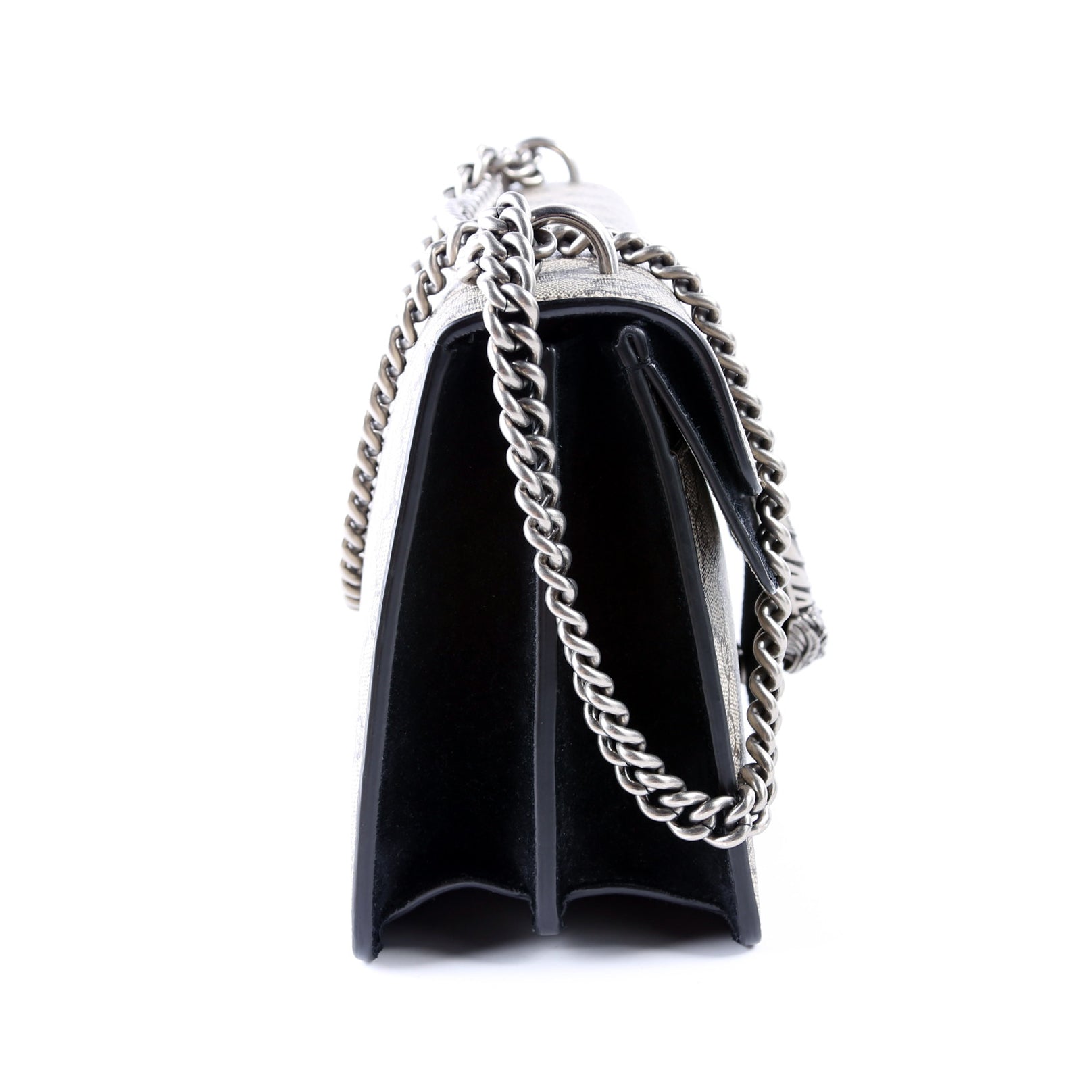400249 Dionysus GG Shoulder Small Black