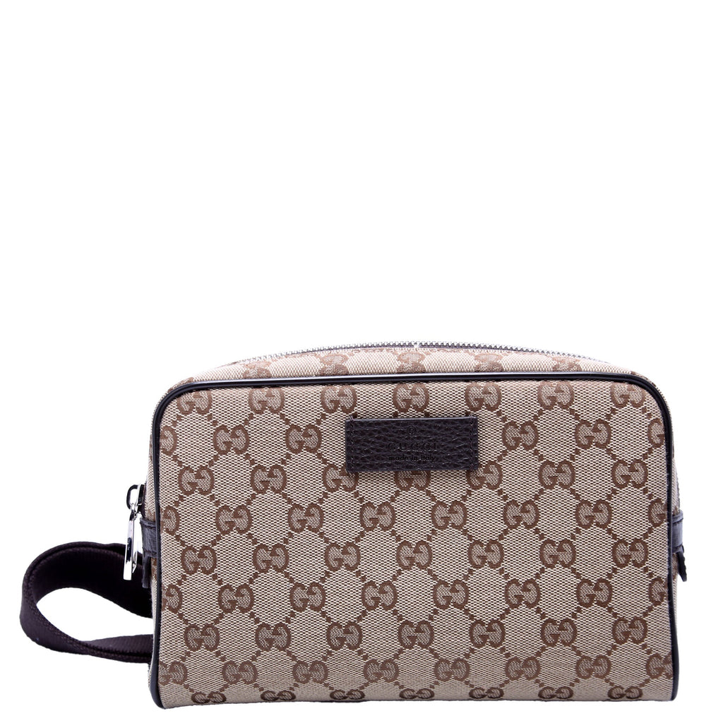 GG Canvas Belt Bag Brown
