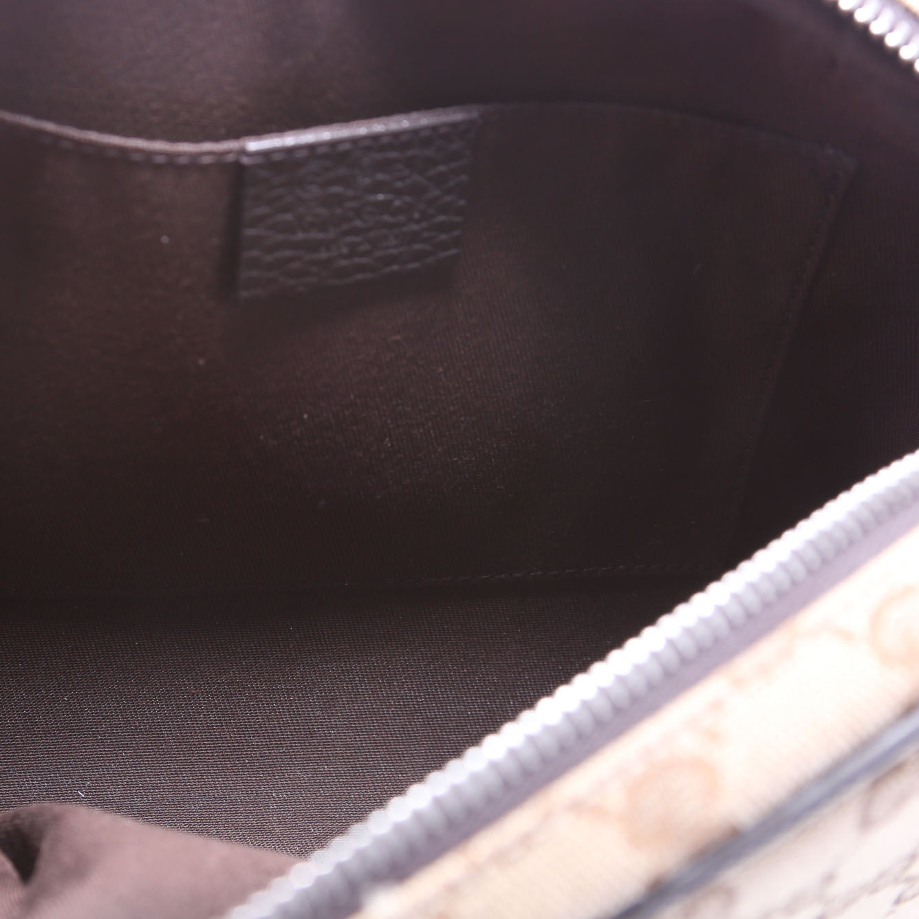 GG Canvas Belt Bag Brown