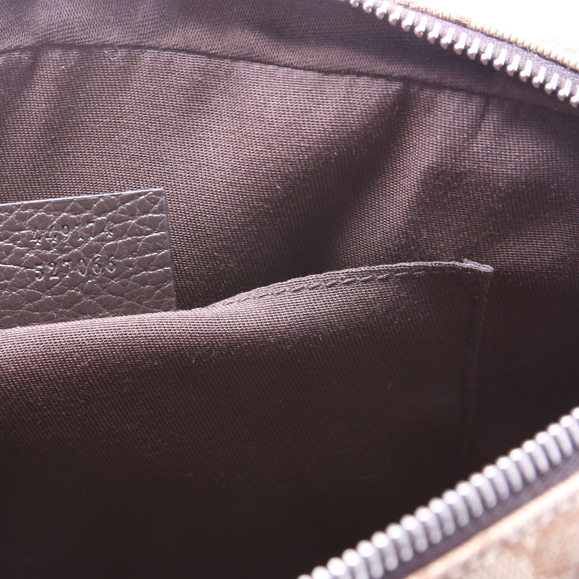 GG Canvas Belt Bag Brown