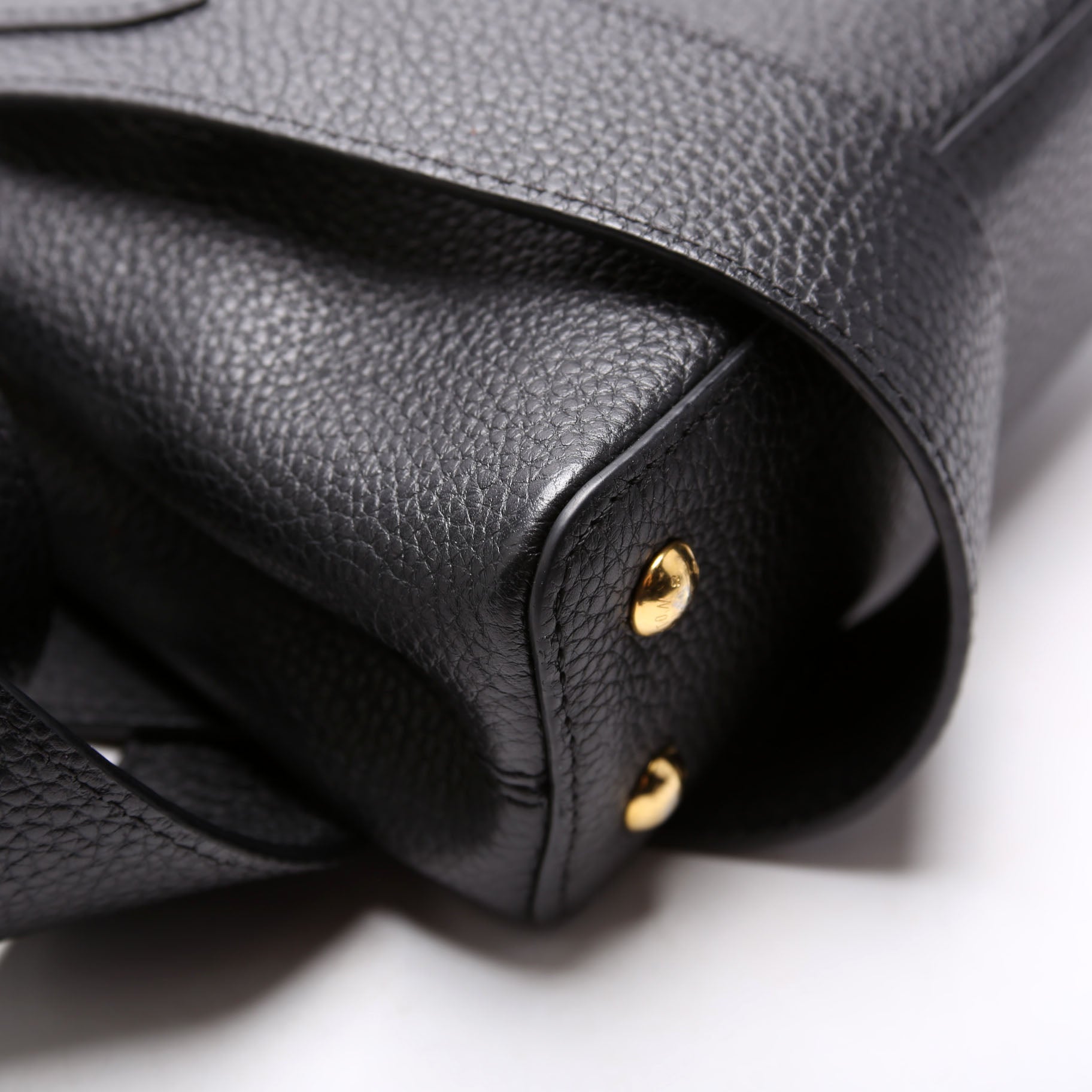 Capucines Mini Taurillon/Python Beige/Black