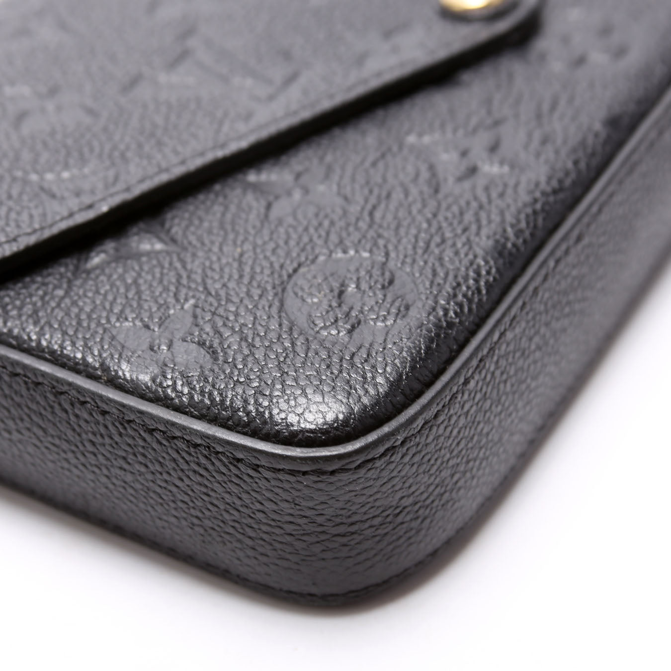 Pochette Felicie Empreinte Black