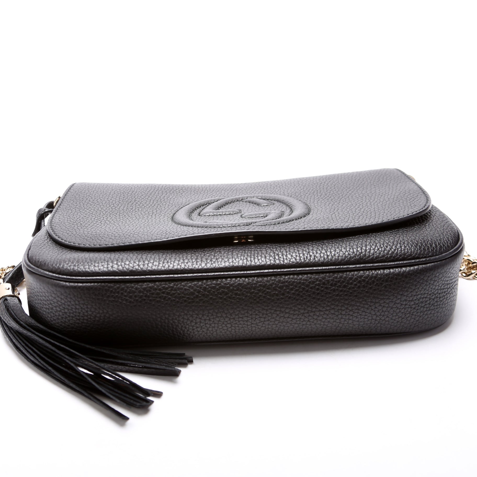 336752 Soho Chain Crossbody Medium Black