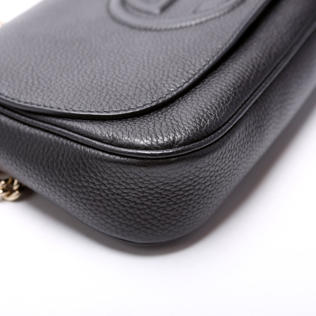 336752 Soho Chain Crossbody Medium Black