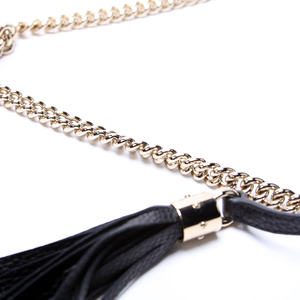 336752 Soho Chain Crossbody Medium Black