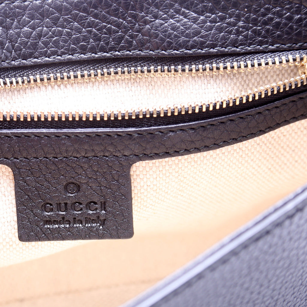 336752 Soho Chain Crossbody Medium Black