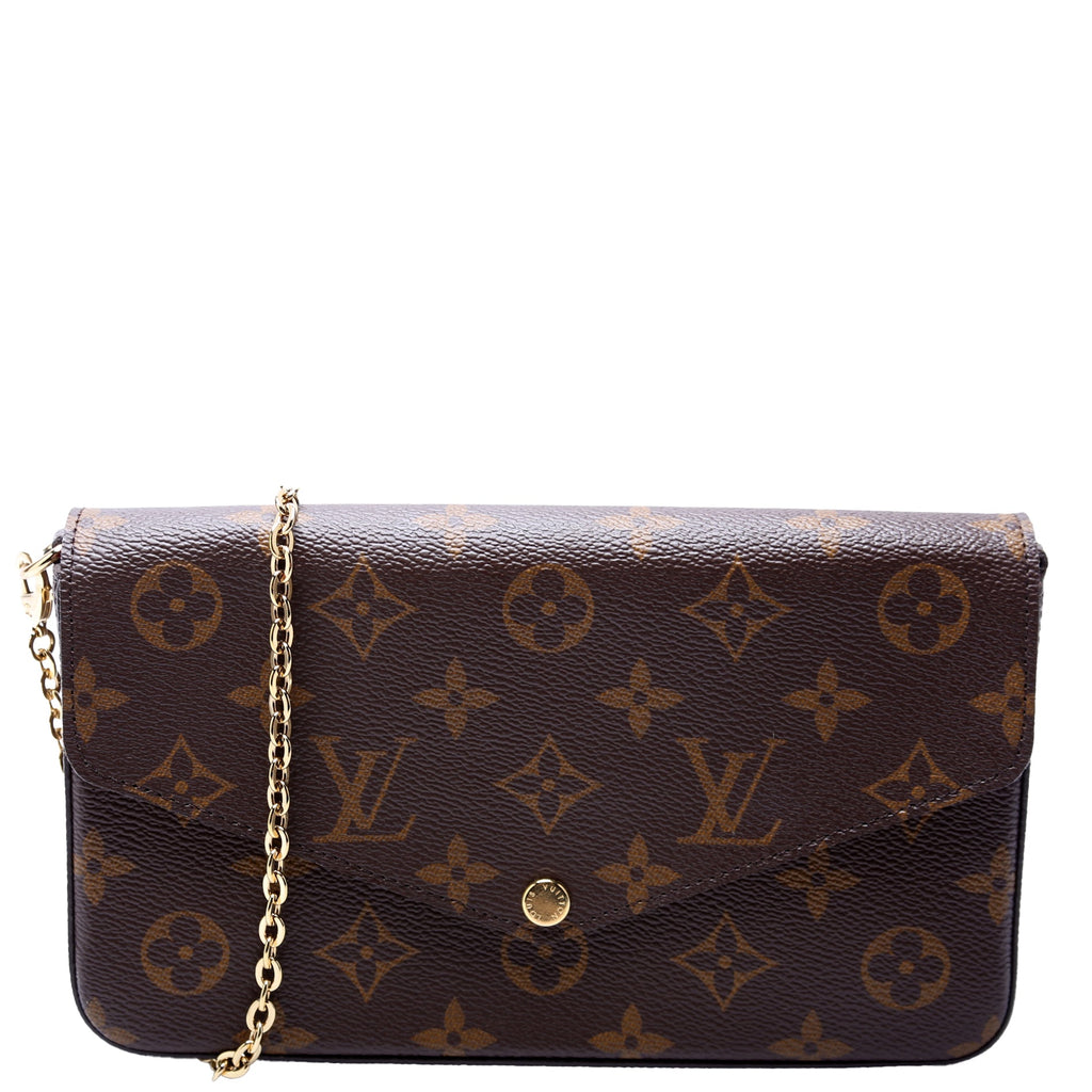 Pochette Felicie Monogram Berry
