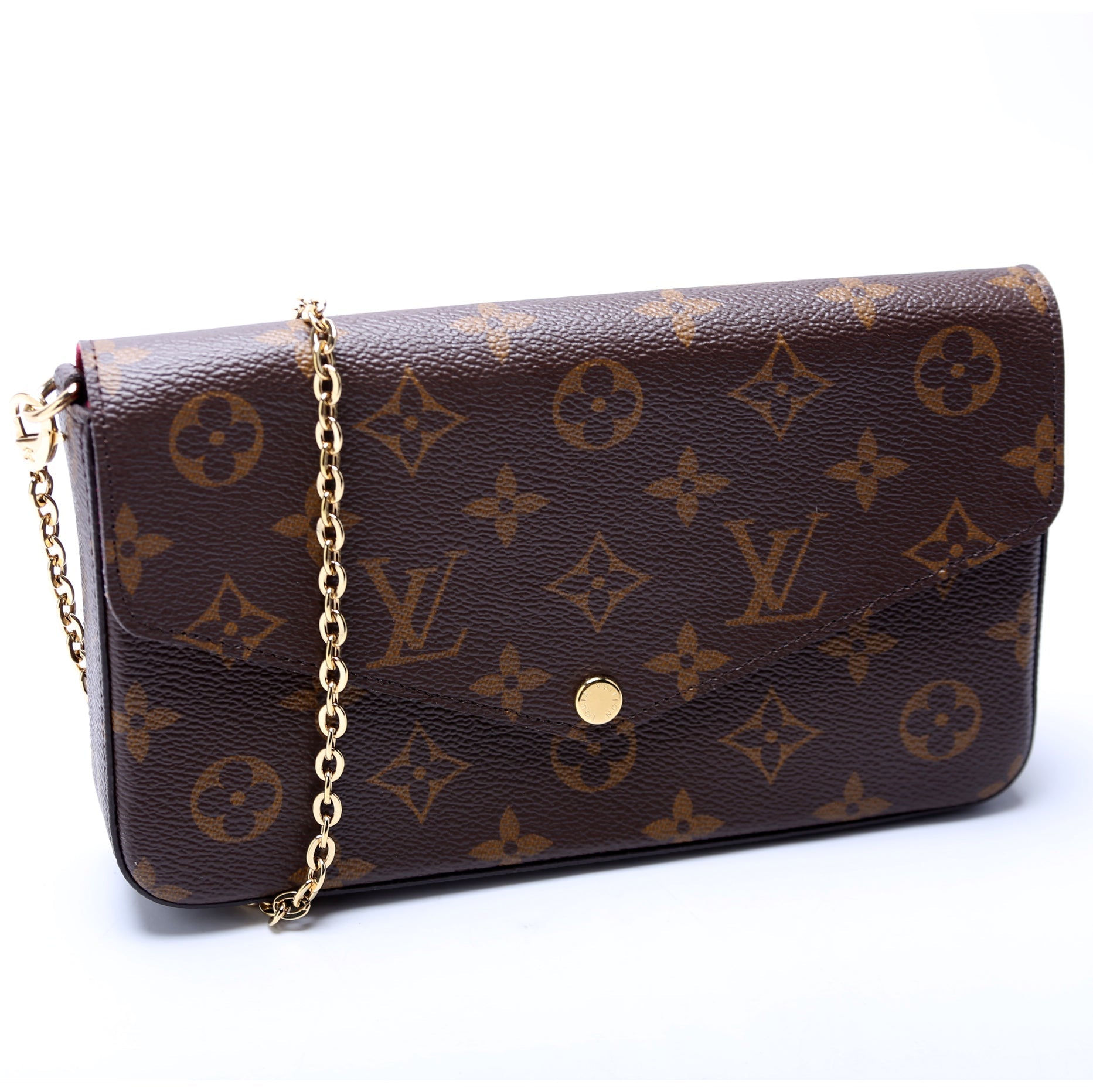 Pochette Felicie Monogram Berry
