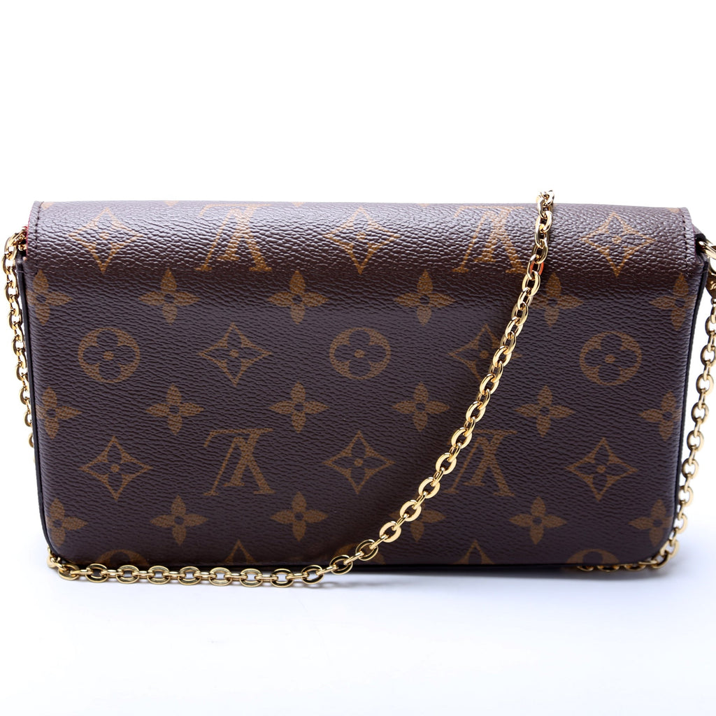 Pochette Felicie Monogram Berry