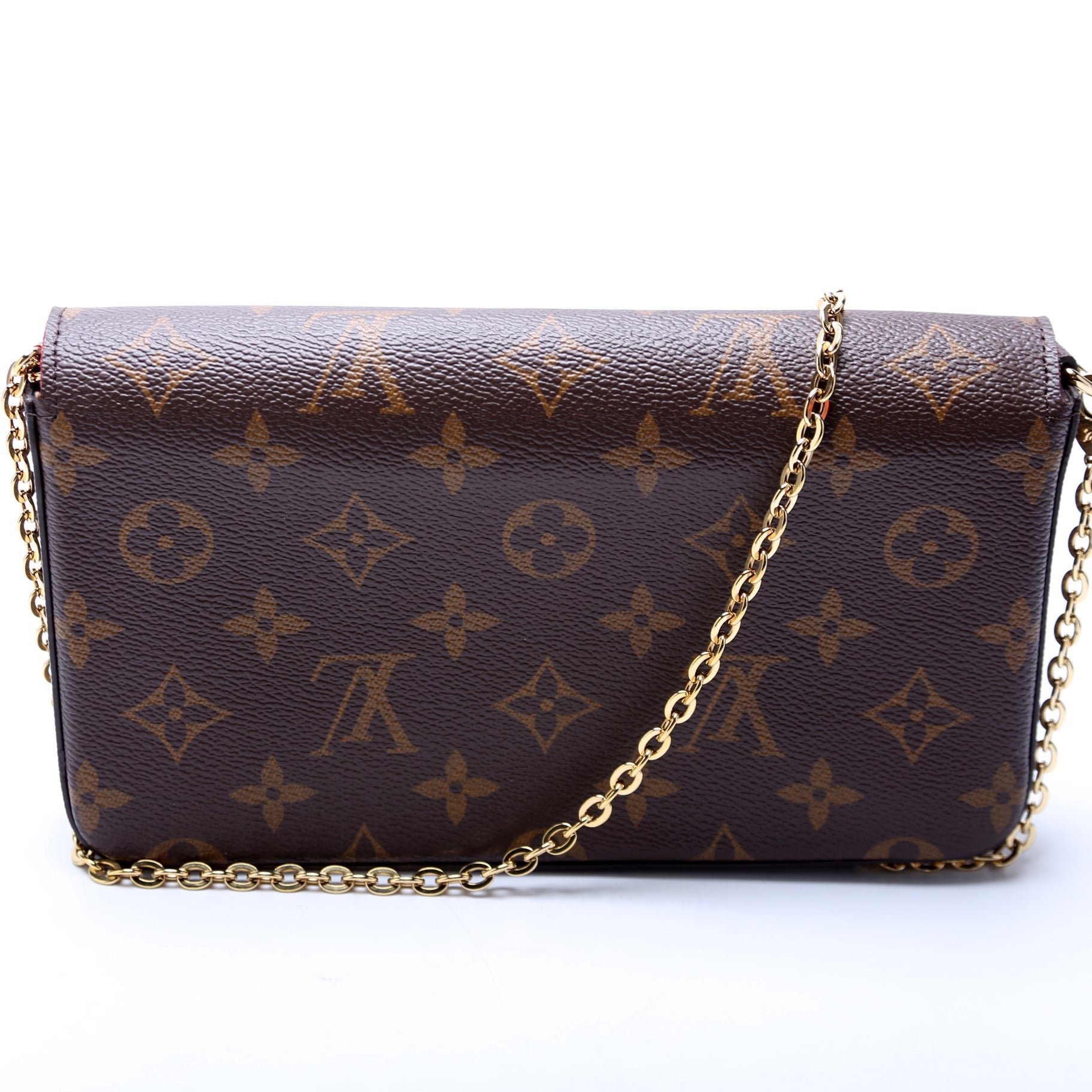 Pochette Felicie Monogram Berry