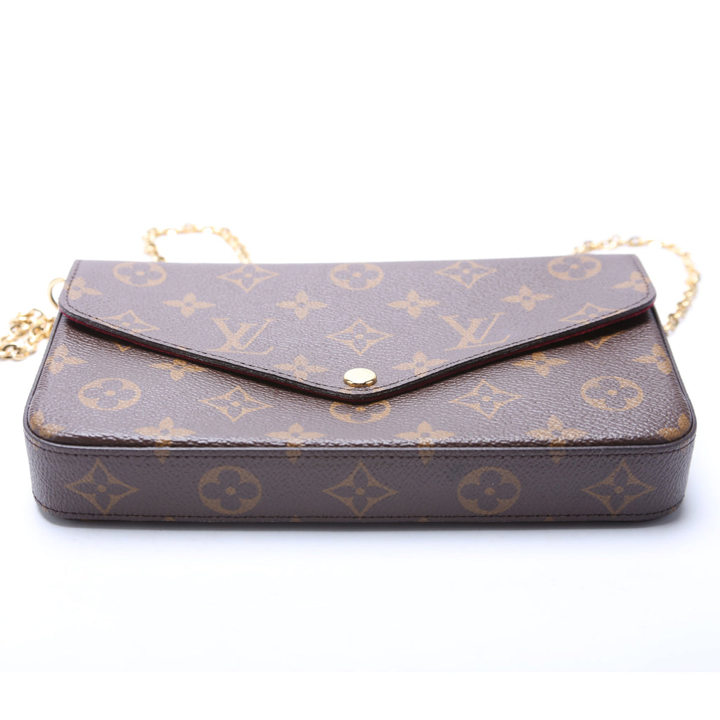 Pochette Felicie Monogram Berry