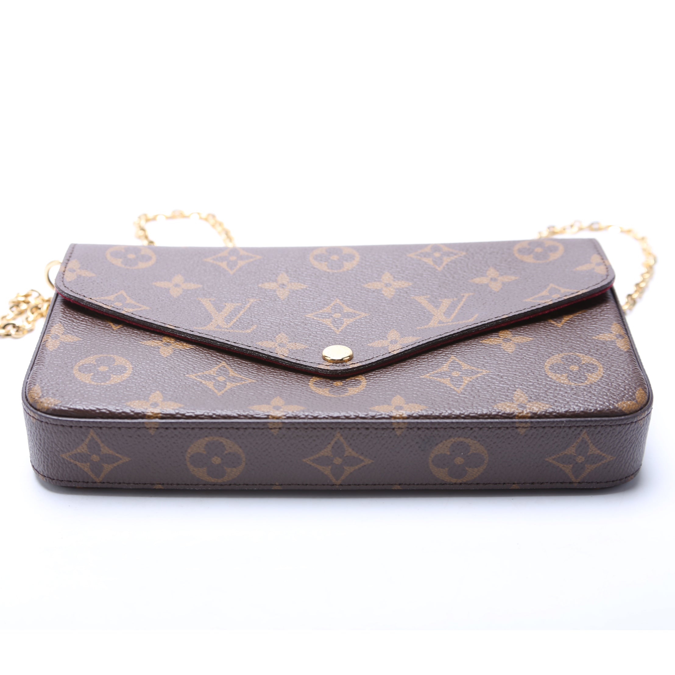 Pochette Felicie Monogram Berry