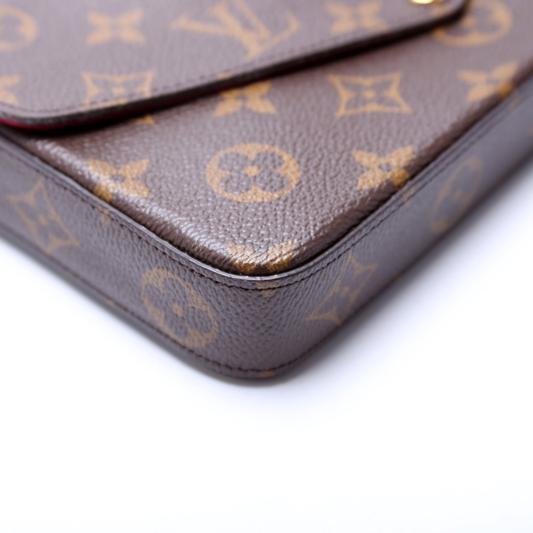 Pochette Felicie Monogram Berry