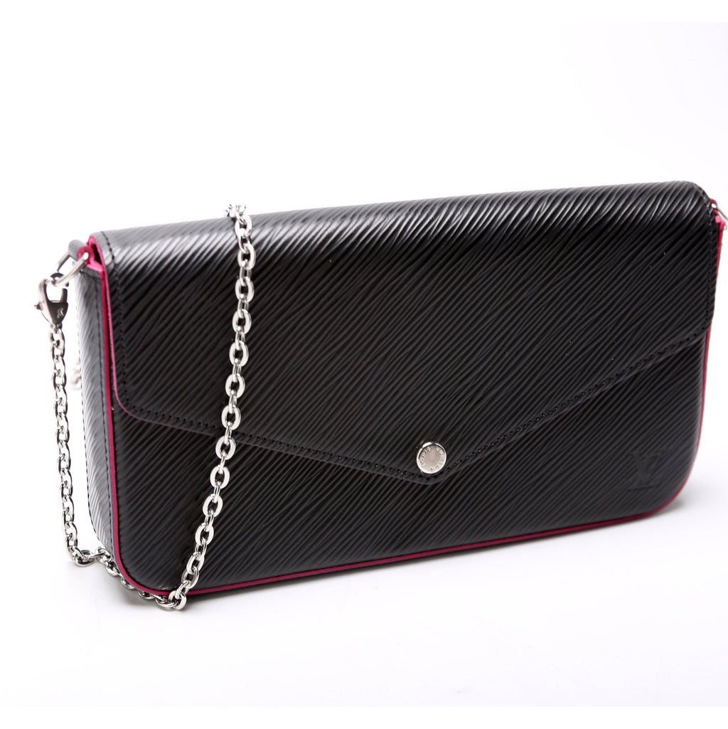 Pochette Felicie Epi Black
