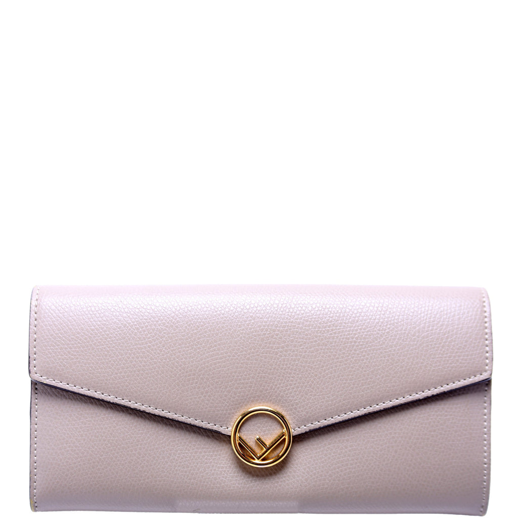 Fendi 8M0251 F Is Fendi Flap Wallet Taupe