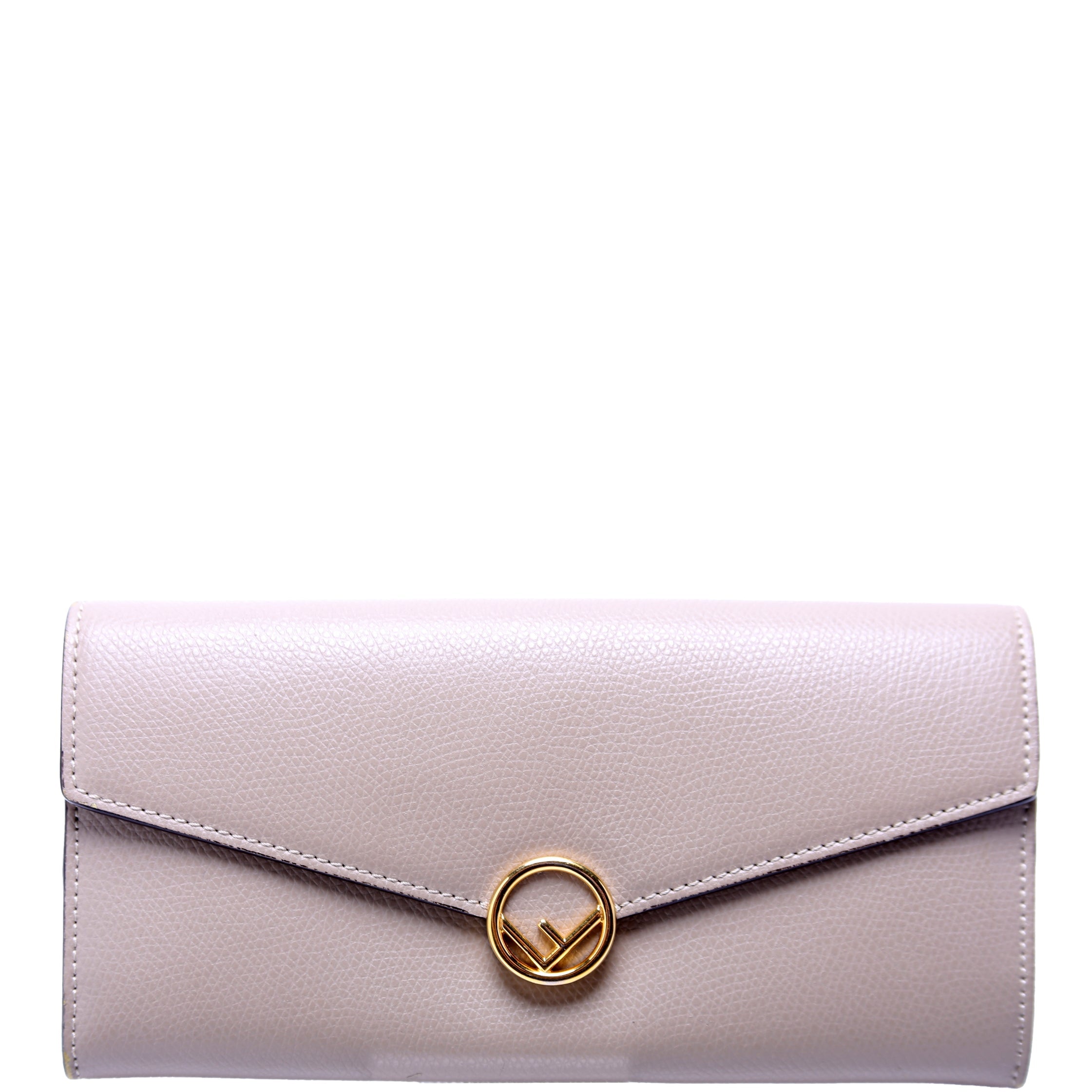 Fendi 8M0251 F Is Fendi Flap Wallet Taupe