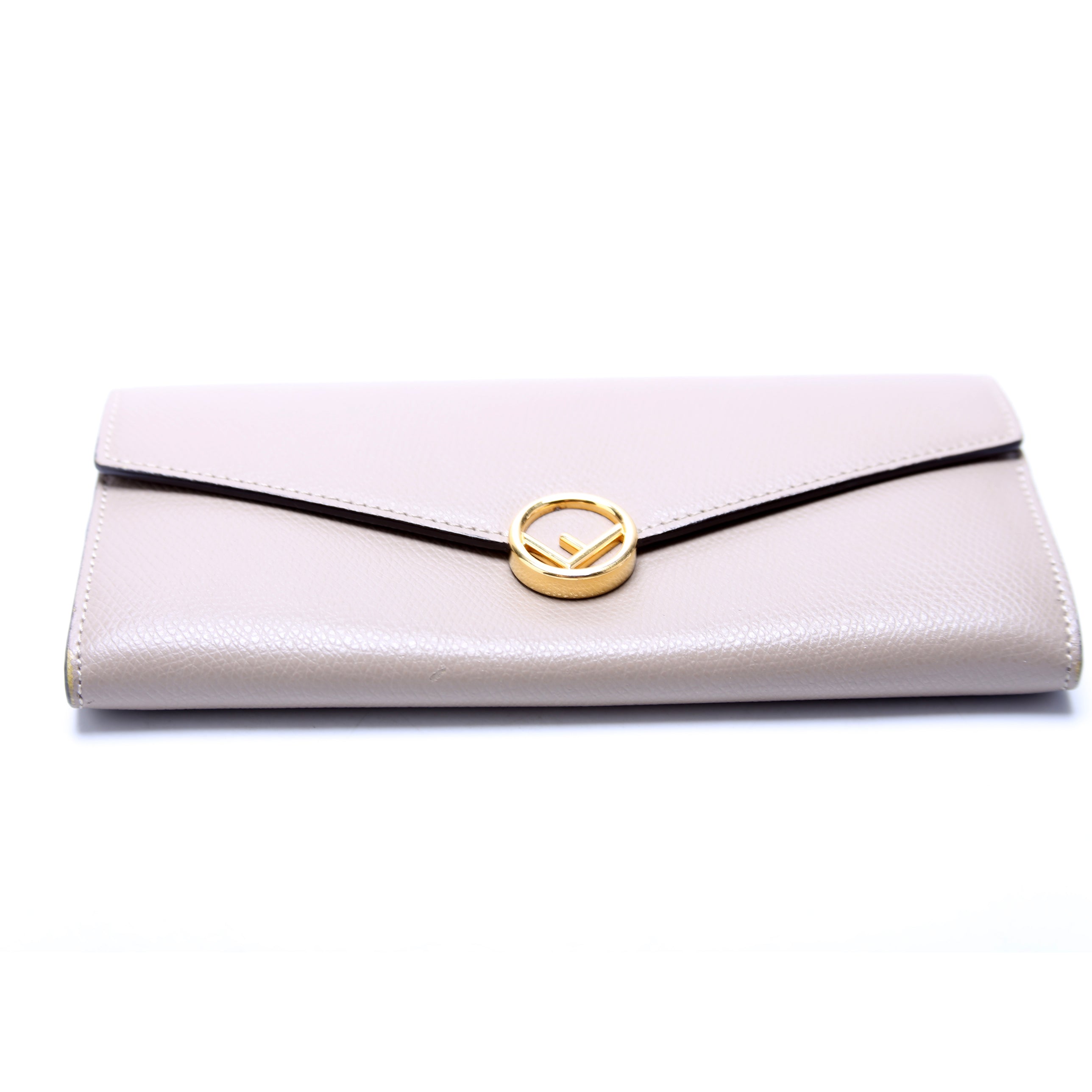 Fendi 8M0251 F Is Fendi Flap Wallet Taupe