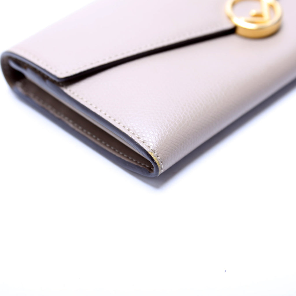 Fendi 8M0251 F Is Fendi Flap Wallet Taupe