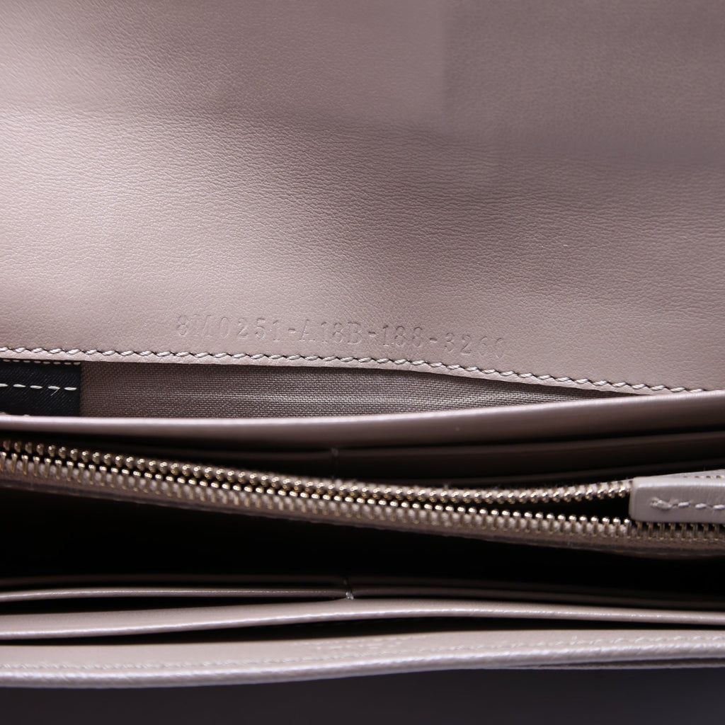 Fendi 8M0251 F Is Fendi Flap Wallet Taupe