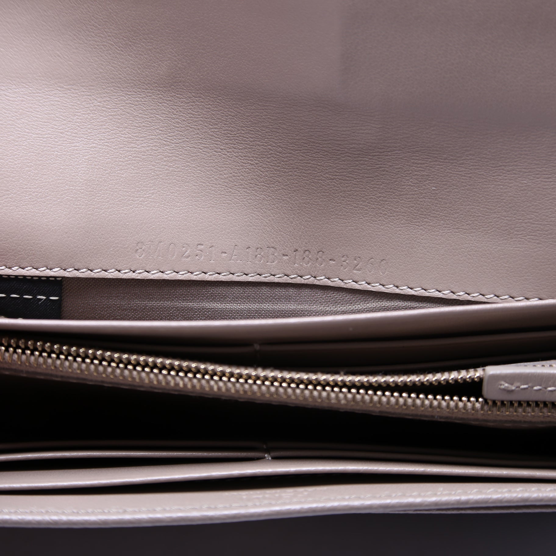 Fendi 8M0251 F Is Fendi Flap Wallet Taupe