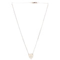 Gucci Trademark Heart Necklace Silver