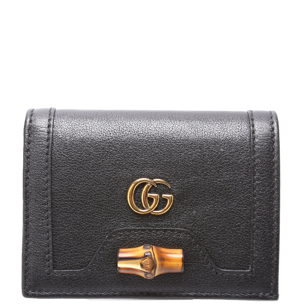 658244 Diana Card Case Wallet Black