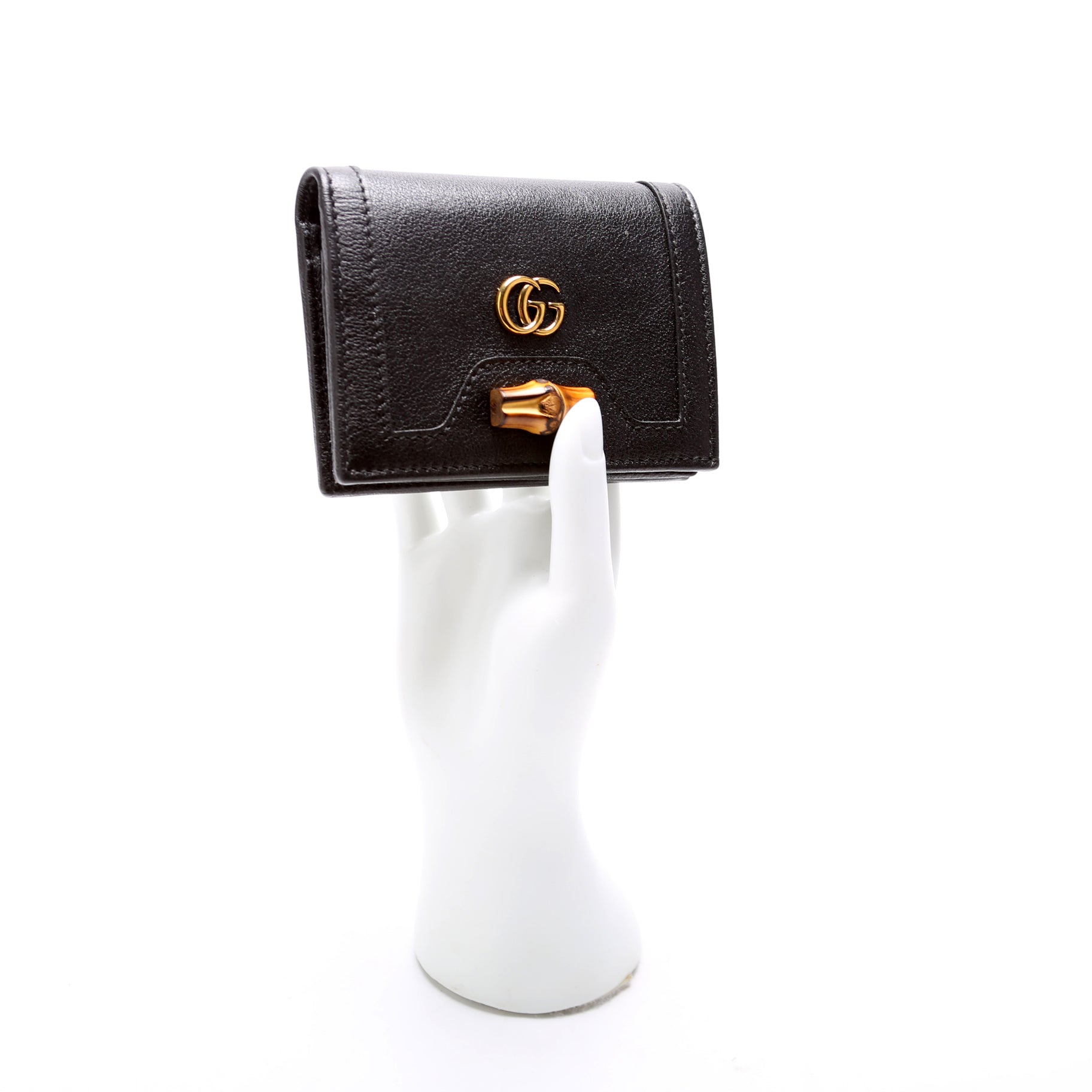 658244 Diana Card Case Wallet Black