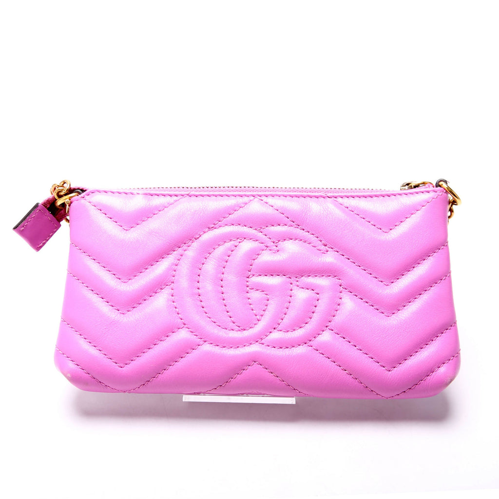 443129 GG Marmont Mini Chain Bag Purple