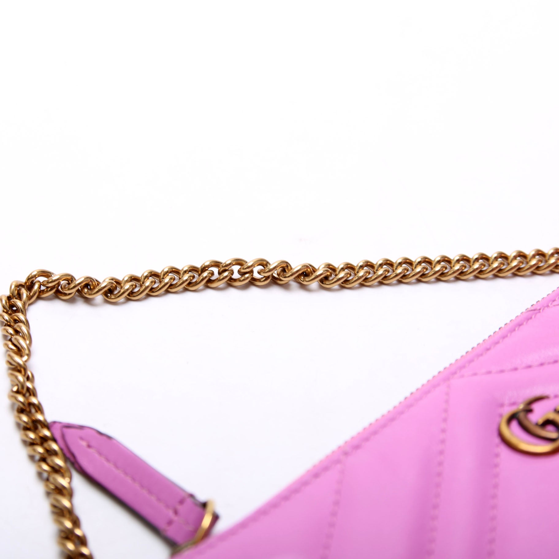 443129 GG Marmont Mini Chain Bag Purple