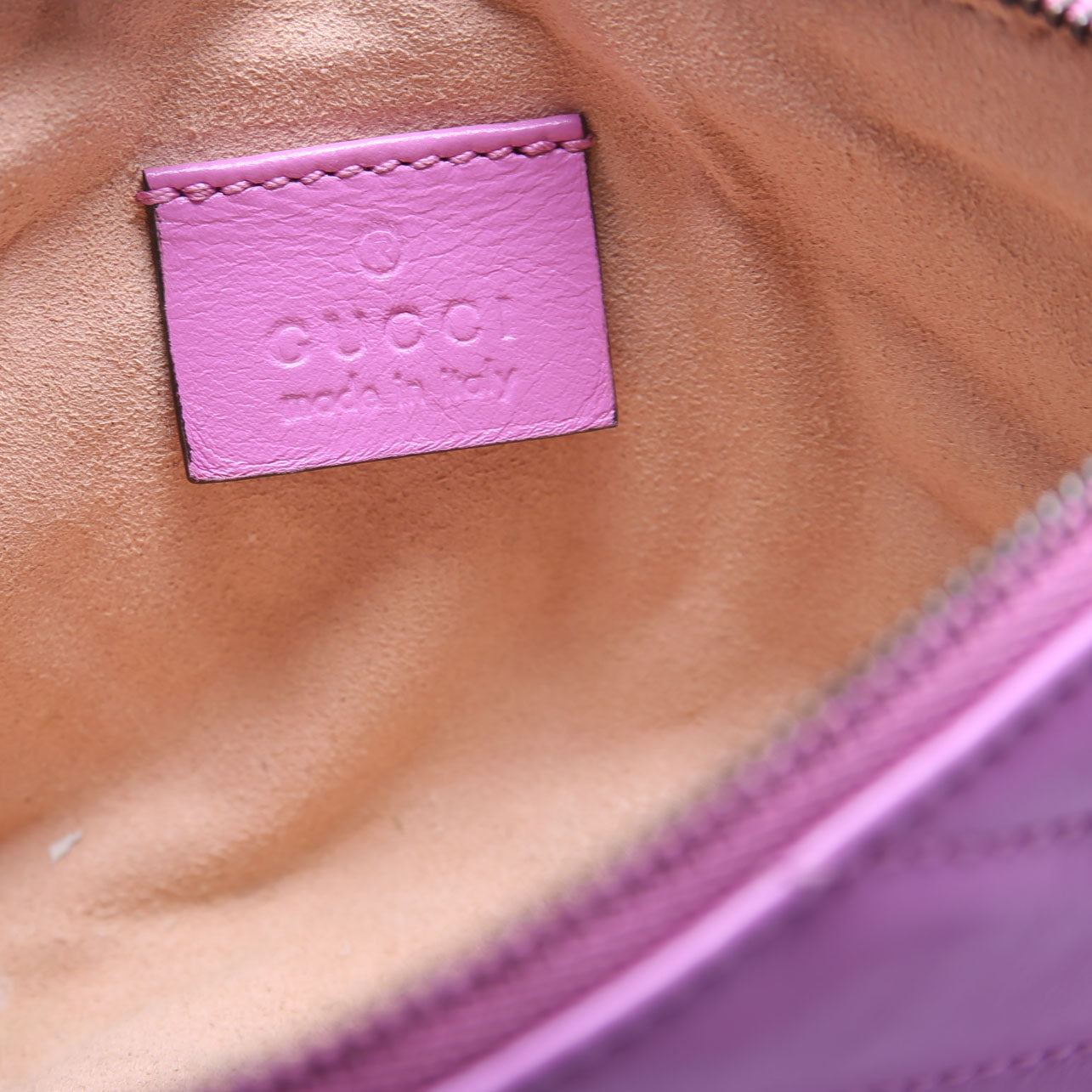443129 GG Marmont Mini Chain Bag Purple