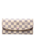 Emilie Wallet Damier Azur Newer Pink