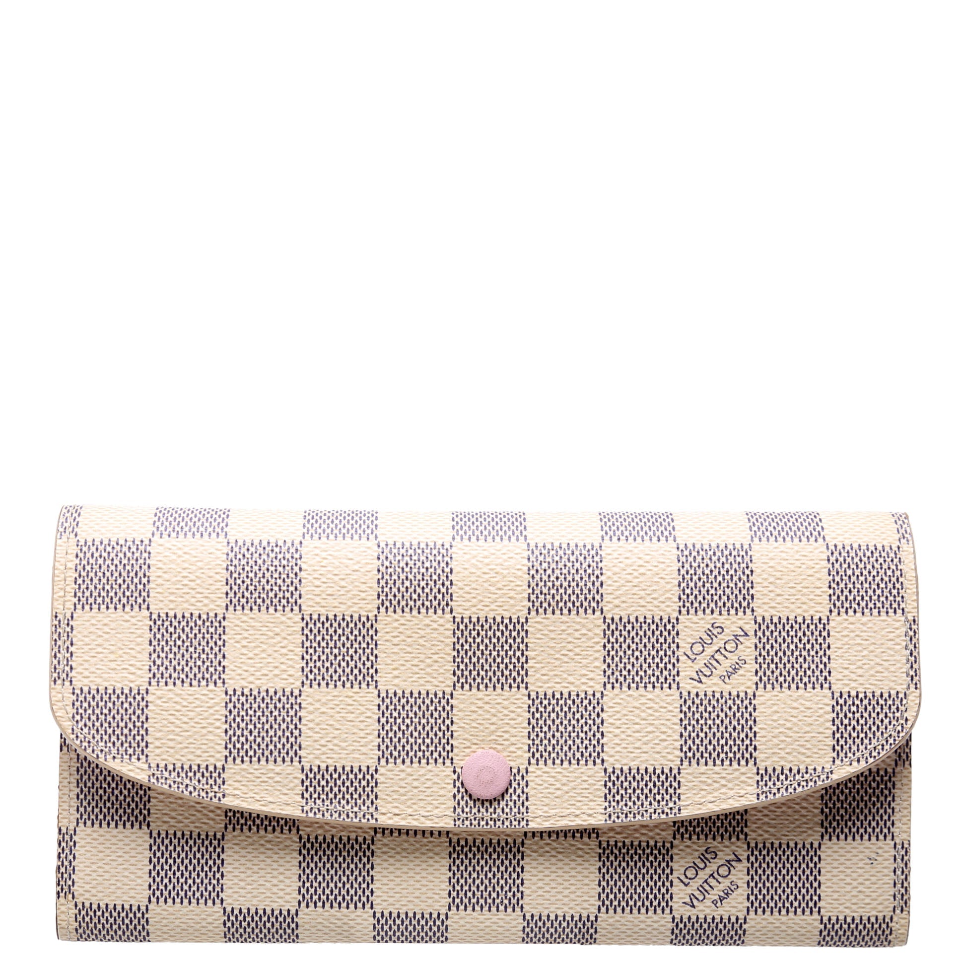 Emilie Wallet Damier Azur Newer Pink