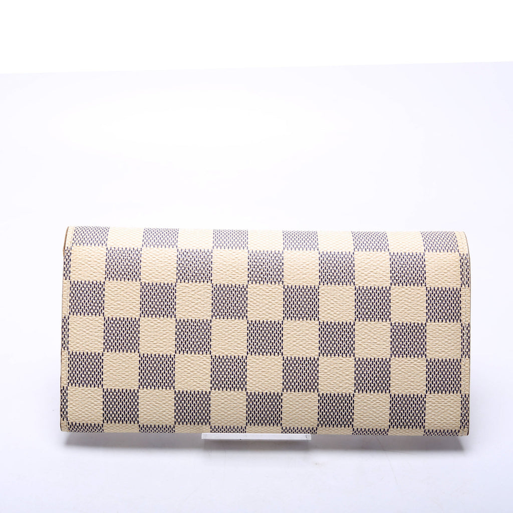 Emilie Wallet Damier Azur Newer Pink