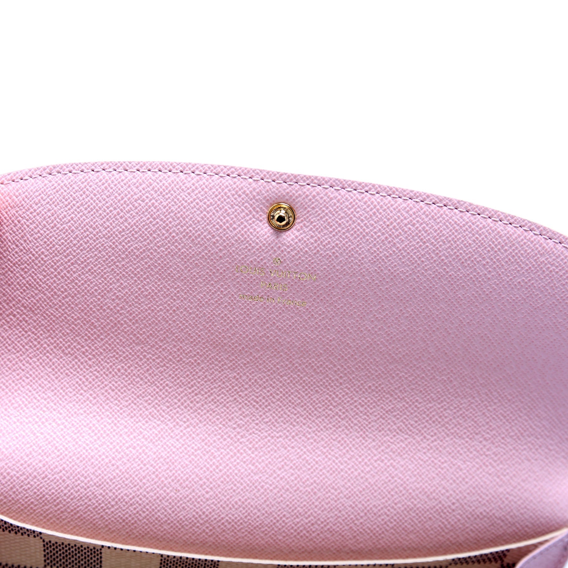 Emilie Wallet Damier Azur Newer Pink