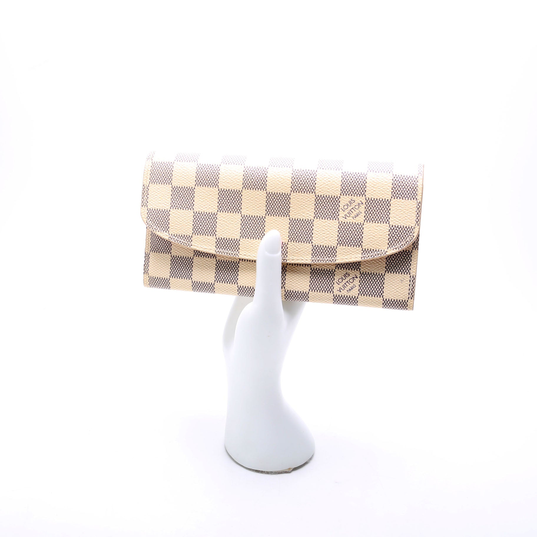 Emilie Wallet Damier Azur Newer Pink