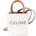 Vertical Cabas Mini Triomphe Canvas Cream