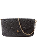 Pochette Felicie Empreinte Black