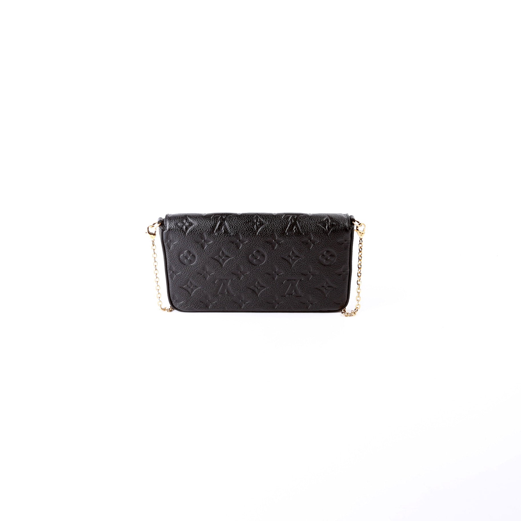 Pochette Felicie Empreinte Black