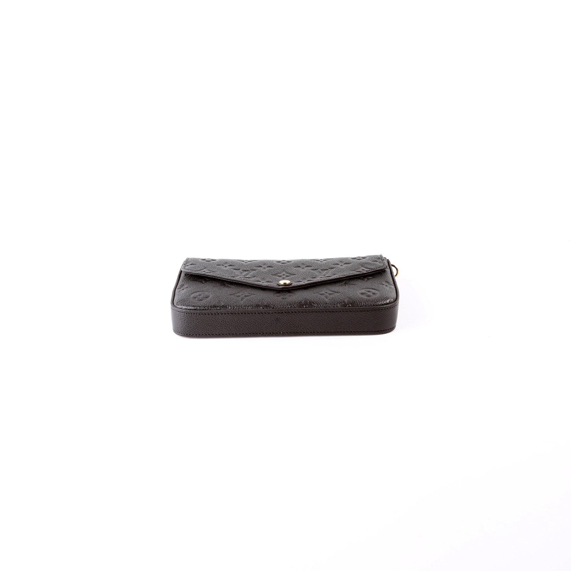 Pochette Felicie Empreinte Black