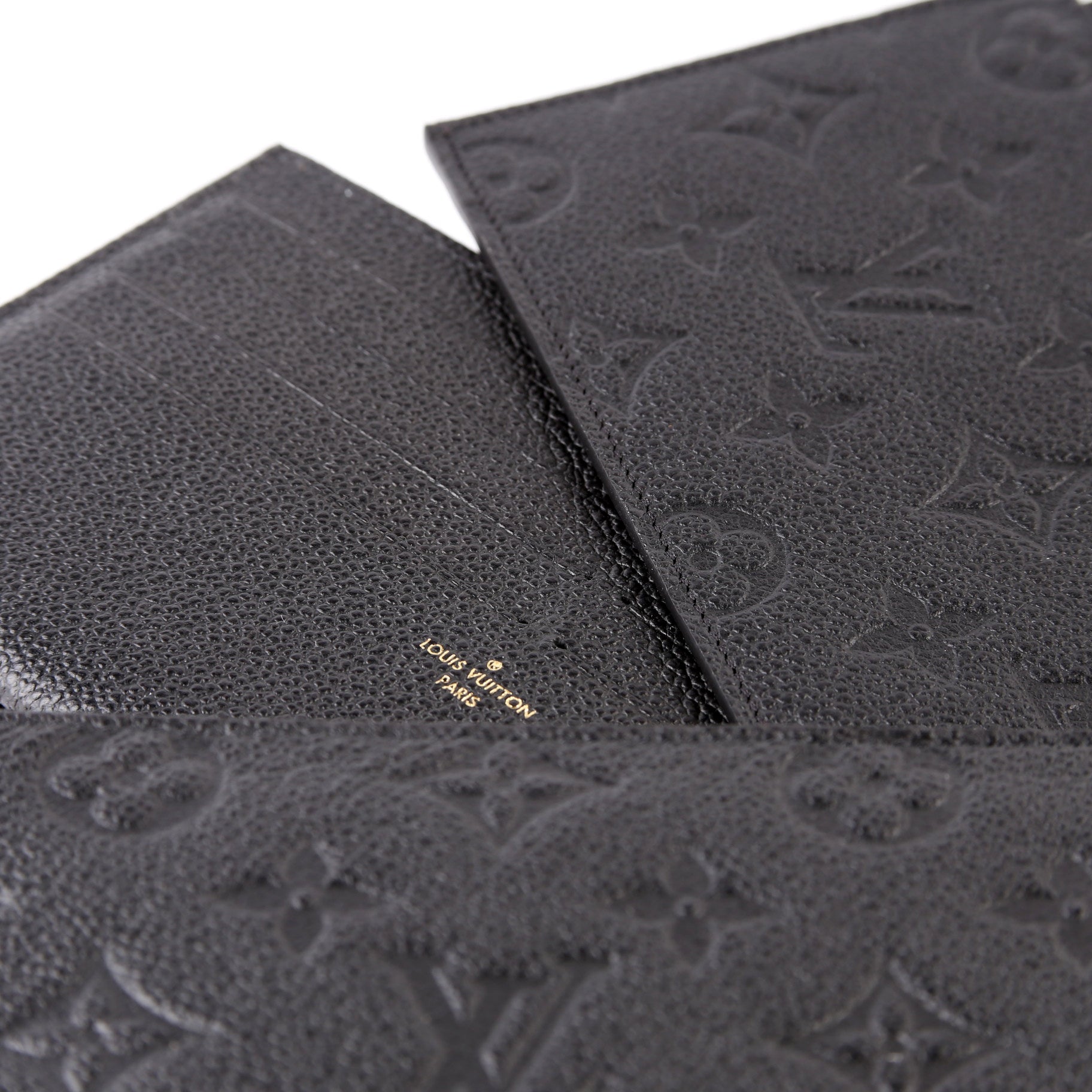Pochette Felicie Empreinte Black